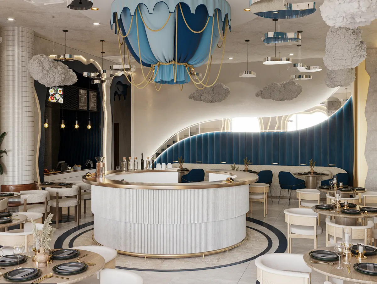 Qatar fast food restaurant interior design project